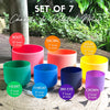 Root bowl in set of 7 crystal singing bowls