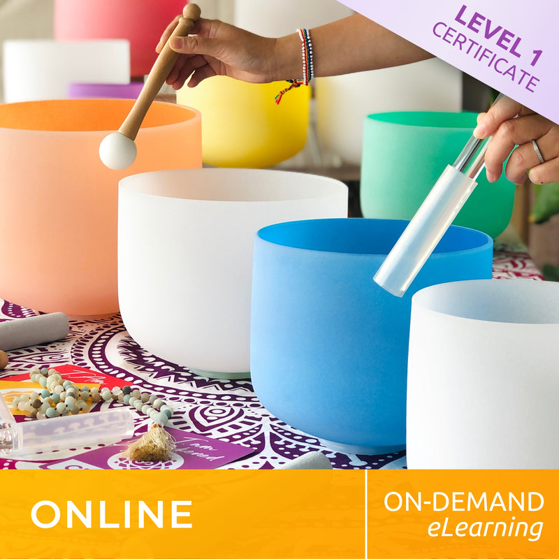 Level 1 Crystal Singing Bowls For Beginners Online Course