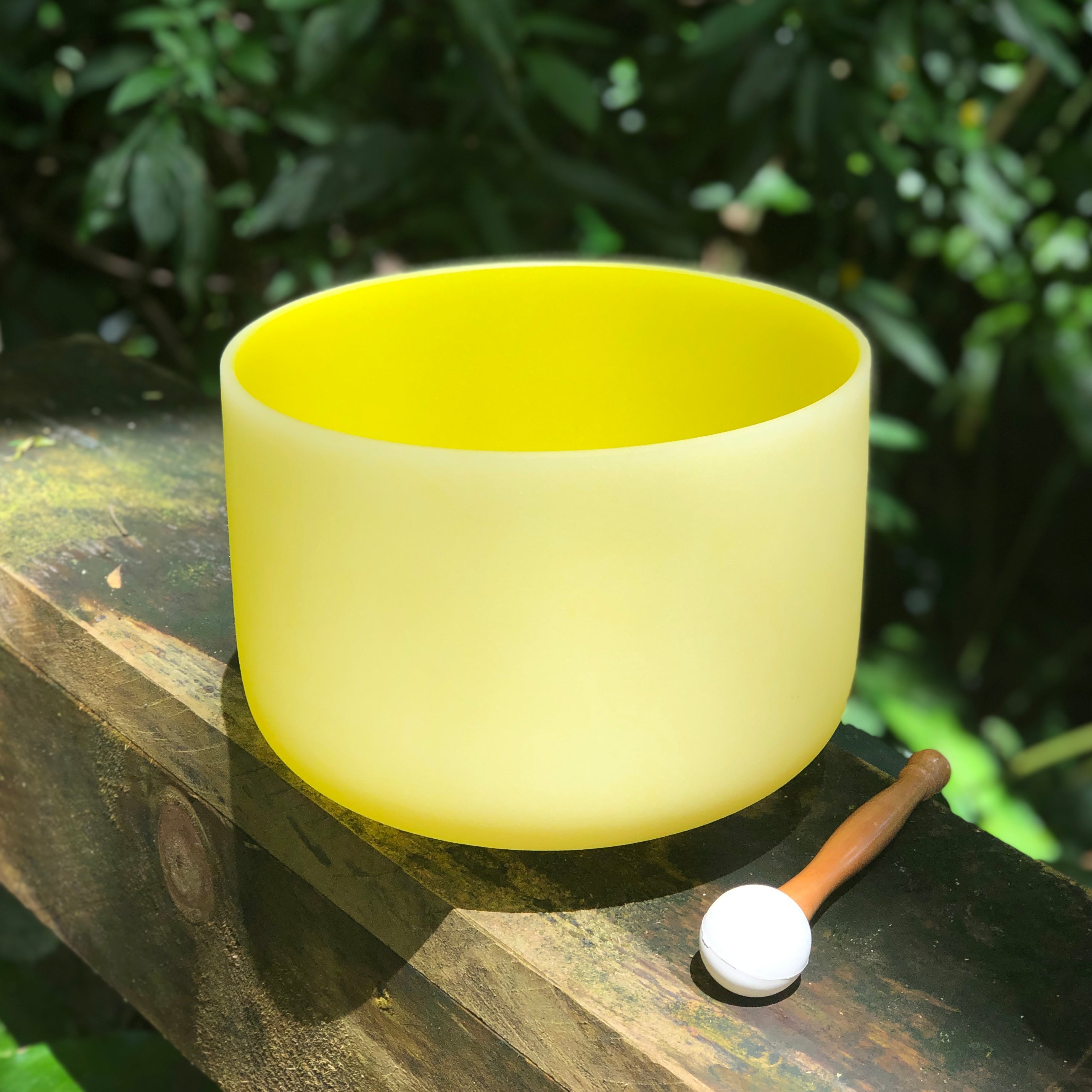 Solar Plexus Yellow Crystal Singing Bowl | High Vibrational Sound