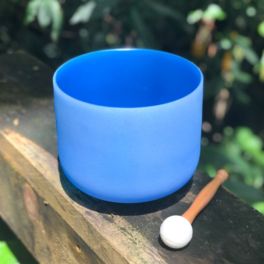 Throat Chakra Crystal Singing Bowl